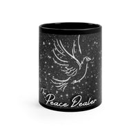 Official The Peace Dealer Black mug 11oz - The Peace Dealer